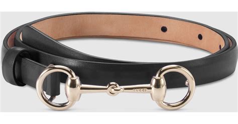 gucci skinny belt horsebit|Gucci belt saks off fifth.